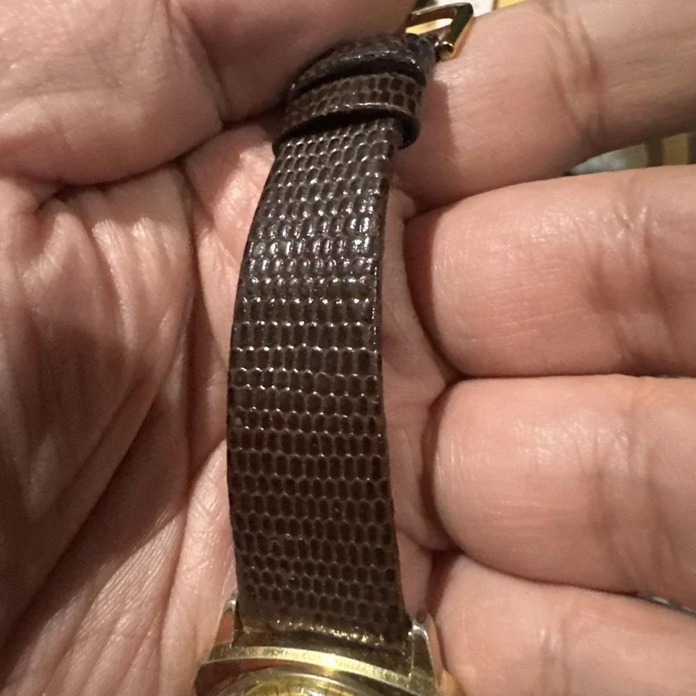 Works VTG Timex Electric Dynabeat Sunburst Mens Watch Gold Stuller Strap 34mm 7" - Picture 9 of 13